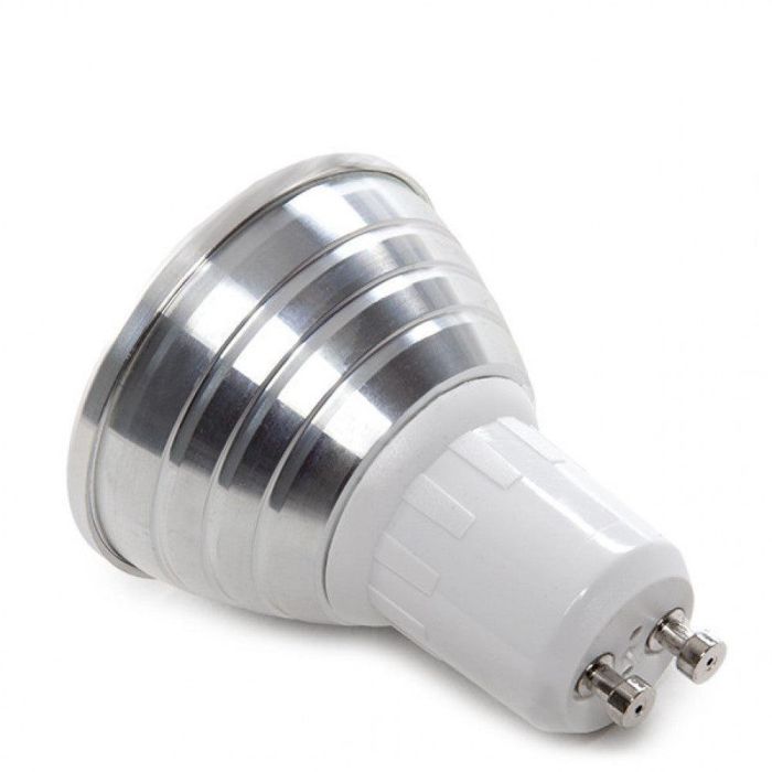 PL187220-GU10 Bombilla LED GU10 3W RGB con Mando a Distancia 40.000H 1