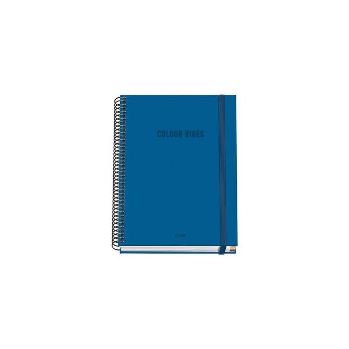 Bloc Dohe Colour Vibes Micro.Tapa Extra A5 100H 90Gr Cuadric.5X5 Azul