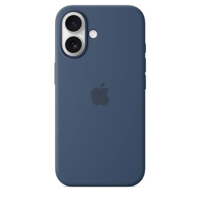 APPLE iPhone 16 - Funda de silicona con MagSafe - Mezclilla 3 APPLE iPhone 16 - Funda de silicona con MagSafe - Mezclilla 3