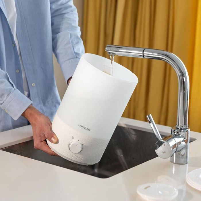 Cecotec Humidificador ultrasónico 2,5L 27W luz LED blanco Breezecare 2500 Light 1