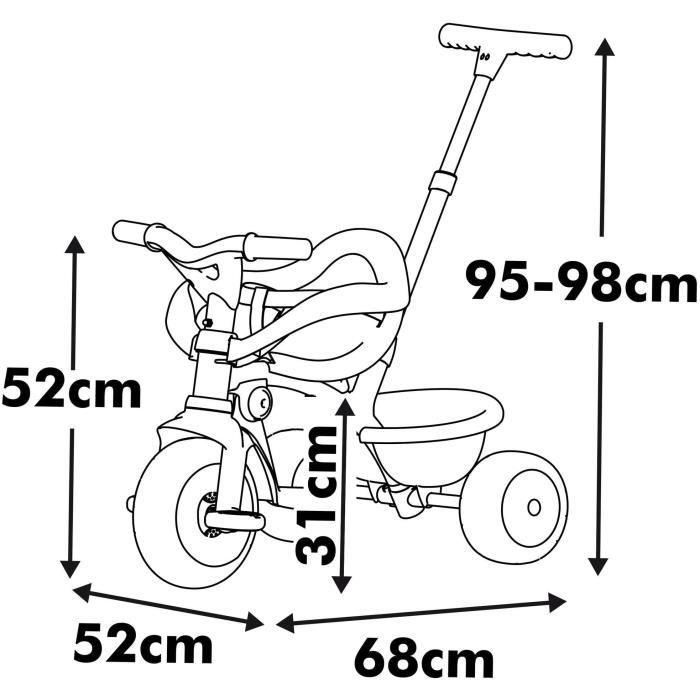Triciclo be fun confort verde 2 Triciclo be fun confort verde 2