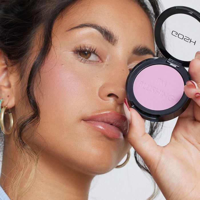 Gosh I'M BLUSHING #005-Shocking Pink Iluminador Polvos Bronceadores Colorete 5,5 gr 2