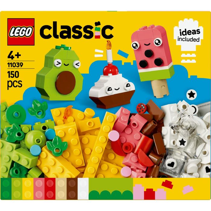 LEGO 11039 Classic Amigos Nutritivos Creativos Set de Construcción de Ladrillos para Niños +4 Años: Crea Alimentos 11