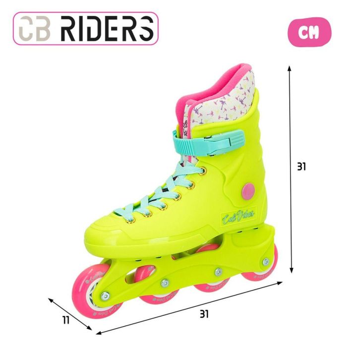 Patines en Línea Colorbaby Amarillo 38-39 (4 Unidades) 3 Patines en Línea Colorbaby Amarillo 38-39 (4 Unidades) 3