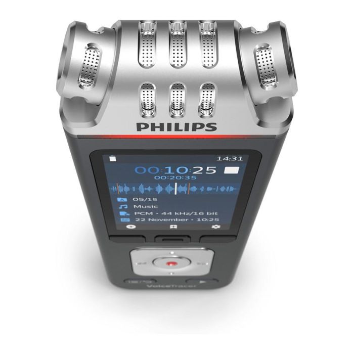 Philips DVT8115 VoiceTracer - Grabadora de Voz Digital, 50-20000 Hz, Negro/Gris, USB, Windows/macOS/Linux 3