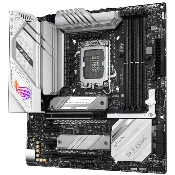 ASUS Placa Base ROG STRIX B760-G GAMING WiFi DDR5 para Intel LGA 1700 Chipset B760 ATX Micro ATX 1