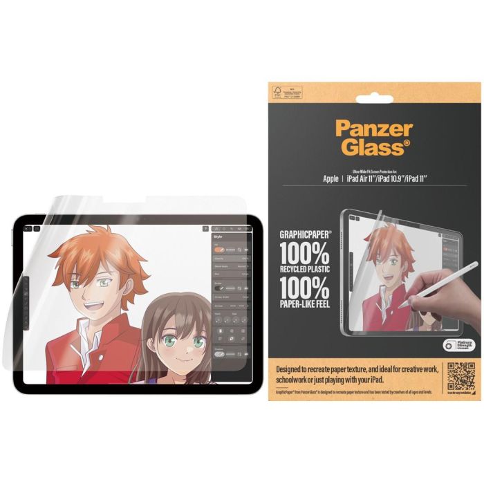 PanzerGlass Protector de Pantalla GraphicPaper para iPad Air 11" (2024/2025) / iPad 10.9" (2022) / iPad 11" (2025) - Anti-rayones, Anti-golpes 1