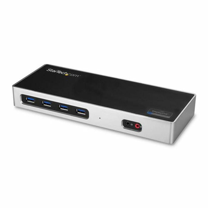 Hub USB Startech DK30A2DH Negro/Plateado Plateado 40 W Hub USB Startech DK30A2DH Negro/Plateado Plateado 40 W