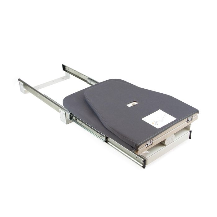 Emuca Tabla de planchar plegable y extraíble para mueble Iron 180, giratoria, Acero y Madera 4 Emuca Tabla de planchar plegable y extraíble para mueble Iron 180, giratoria, Acero y Madera 4