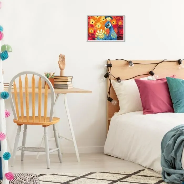 Ravensburger Pavo Real 31x21cm, Kit de Pintura por Números, Edades 9+, Referencia 25907 3