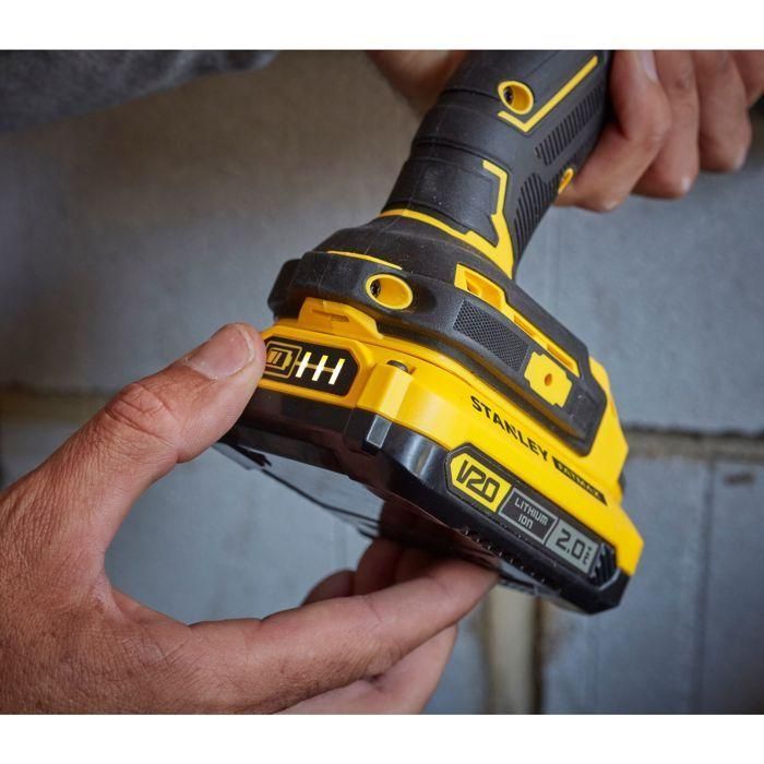 Taladro Percutor Brushless V20 2X18Vli-4Ah Stanley Sfmcd721M2K-Qw Stanley 2 Taladro Percutor Brushless V20 2X18Vli-4Ah Stanley Sfmcd721M2K-Qw Stanley 2