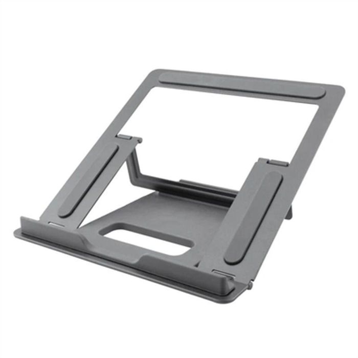 Coolbox Soporte Atril Portátil Hasta 17 Pulgadas, Aleación de Aluminio, Gris Espacial, 4 Posiciones Ajustables 4