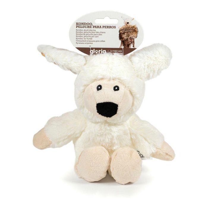 Gloria Peluche para Perros Kondoo Ovejita Blanca con Sonido y Textura Suave, Ideal para Razas Pequeñas 5 Gloria Peluche para Perros Kondoo Ovejita Blanca con Sonido y Textura Suave, Ideal para Razas Pequeñas 5