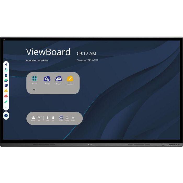 ViewSonic IFP7562 - 75", 4K UHD (3840x2160), 20-Points Multi Pcap Touch, 16:9, 1200:1, 9H, 350 nits, 3G RAM/32GB Storage. 1 ViewSonic IFP7562 - 75", 4K UHD (3840x2160), 20-Points Multi Pcap Touch, 16:9, 1200:1, 9H, 350 nits, 3G RAM/32GB Storage. 1