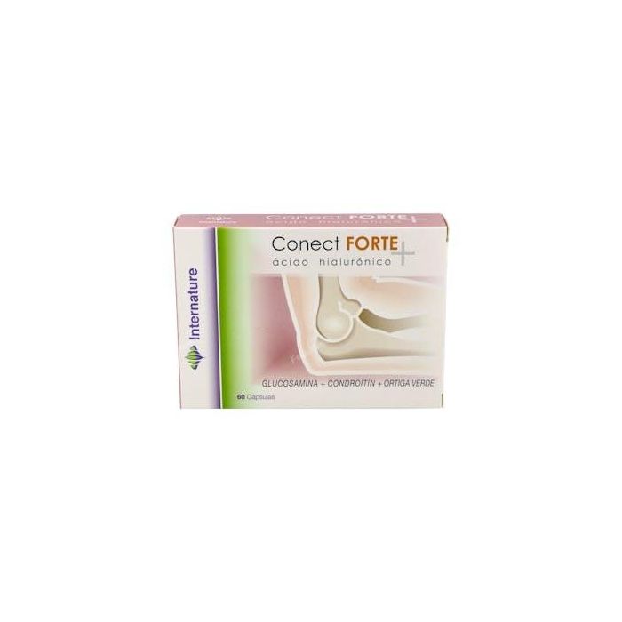 INTERNATURE Conect Forte 60 cápsulas Glucosamina MSM para mantenimiento articular