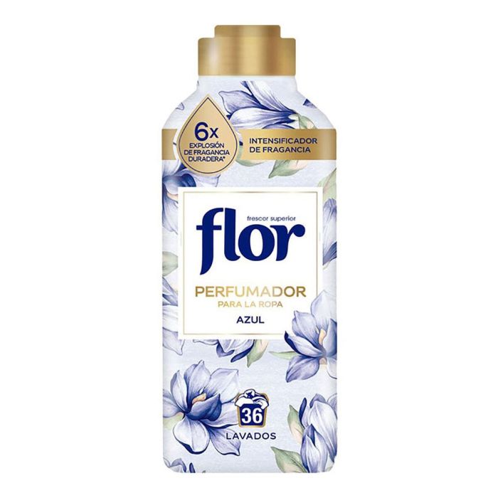 Flor Suavizante Perfumador Azul 720 ml 36 Lavados