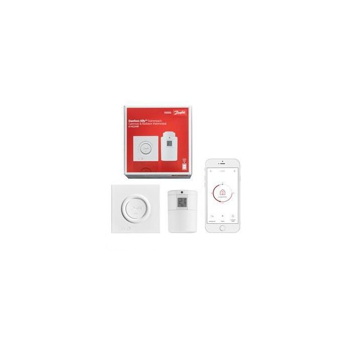 Danfoss Ally Starter Pack Gateway y Termostato de Radiador Inalámbrico Programable con Control por App 2