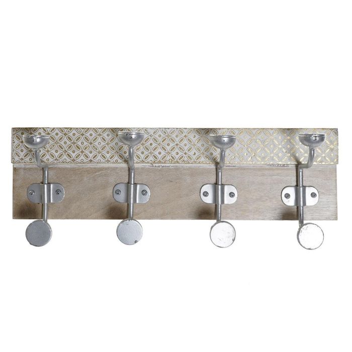 Perchero de Pared DKD Home Decor 46 x 15 x 10 cm Metal Vintage Madera de mango Decapé Perchero de Pared DKD Home Decor 46 x 15 x 10 cm Metal Vintage Madera de mango Decapé