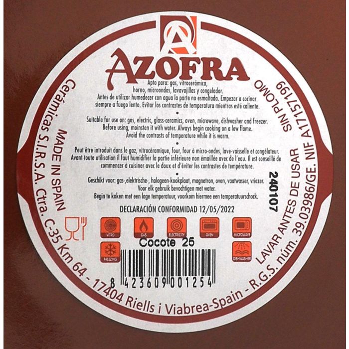 Cocote 25 cm Azofra (3 Unidades) 1 Cocote 25 cm Azofra (3 Unidades) 1
