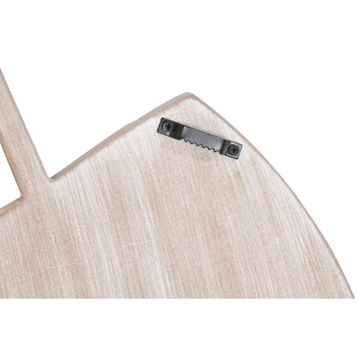 DKD Home Decor Balines Decoracion Pared 2 x 91 x 59 cm Gris Blanco Hojas MDF 2