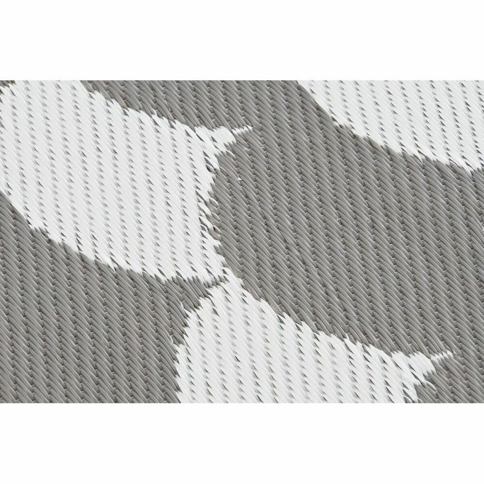 Alfombra DKD Home Decor Gris Blanco 210 x 1 x 150 cm (2 Unidades) 1 Alfombra DKD Home Decor Gris Blanco 210 x 1 x 150 cm (2 Unidades) 1