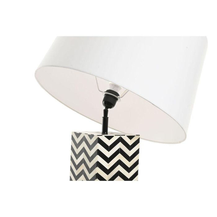 Lampara Sobremesa Item Home DKD Home Decor Blanco Negro 50 x 72 x 50 cm 2 Lampara Sobremesa Item Home DKD Home Decor Blanco Negro 50 x 72 x 50 cm 2