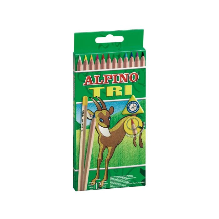 Alpino Lápices De Colores Tri 175 mm C-Surtidos Estuche 12 Ud 1