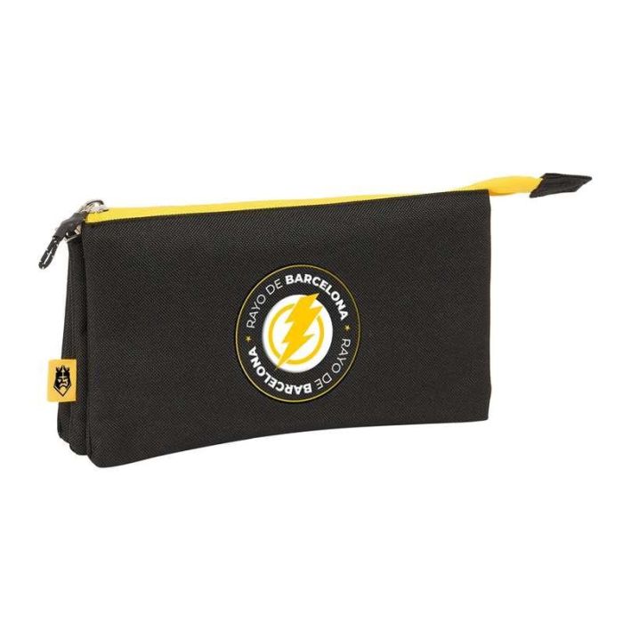 Portatodo Triple Kings League Rayo de barcelona Negro 22 x 12 x 3 cm 3 Portatodo Triple Kings League Rayo de barcelona Negro 22 x 12 x 3 cm 3