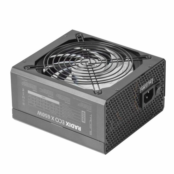 Tacens 1RECOX650 Fuente de Alimentación ATX 650W 140mm Fan Silenciosa Eficiencia 87% 4