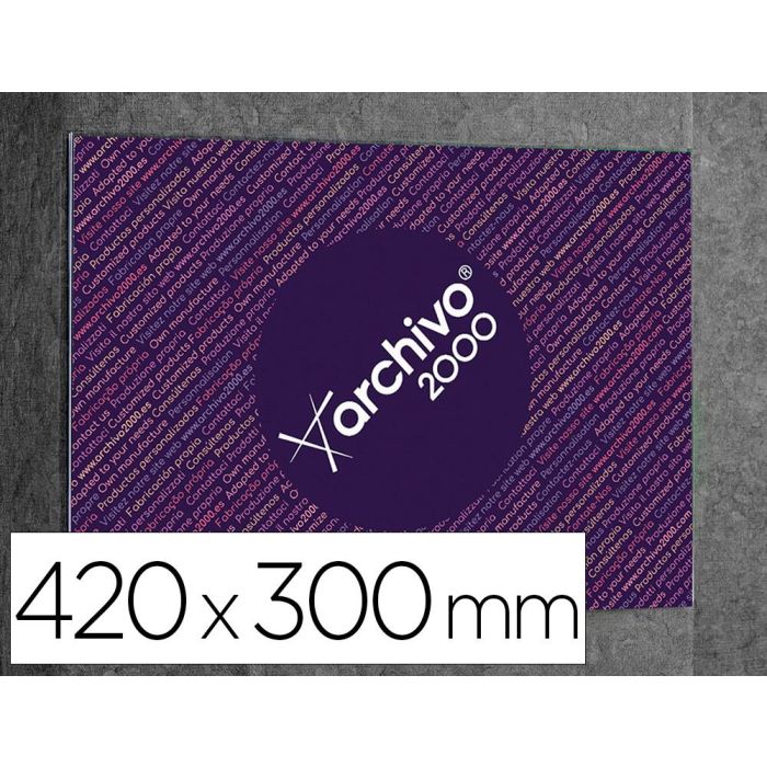 Archivo 2000 Expositor Mural Archivo 2000 "Premium" Con Adhesivo Din A3 Horizontal Espesor 3 mm 420x300 mm