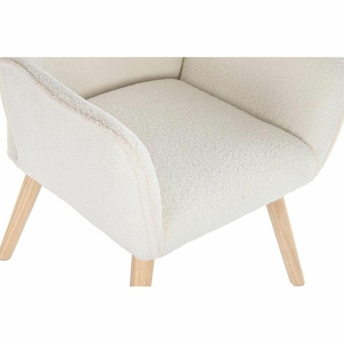 Butaca Scandi DKD Home Decor Crema Natural 75 x 96 x 65 cm 6 Butaca Scandi DKD Home Decor Crema Natural 75 x 96 x 65 cm 6