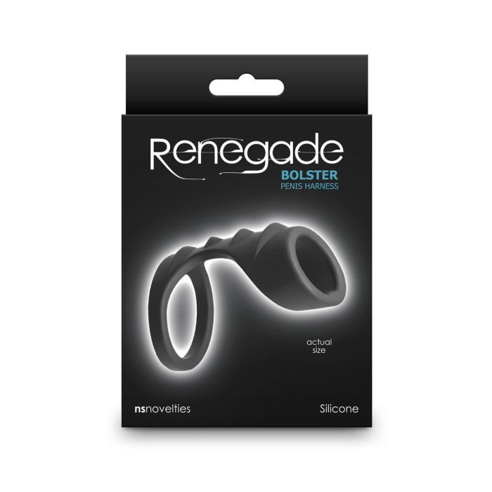 Anillo para el Pene NS Novelties Renegade Negro 2 Anillo para el Pene NS Novelties Renegade Negro 2