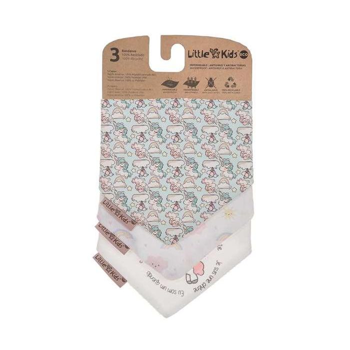Creaciones Llopis Bandana unicornio Set de 3, 42x16 cm, Poliéster Creaciones Llopis Bandana unicornio Set de 3, 42x16 cm, Poliéster