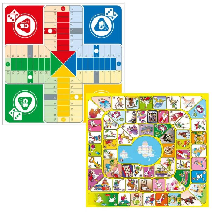 Tablero de Parchís y Oca CB Games 32 x 32 x 1 cm (25 Piezas) (6 Unidades) 4 Tablero de Parchís y Oca CB Games 32 x 32 x 1 cm (25 Piezas) (6 Unidades) 4
