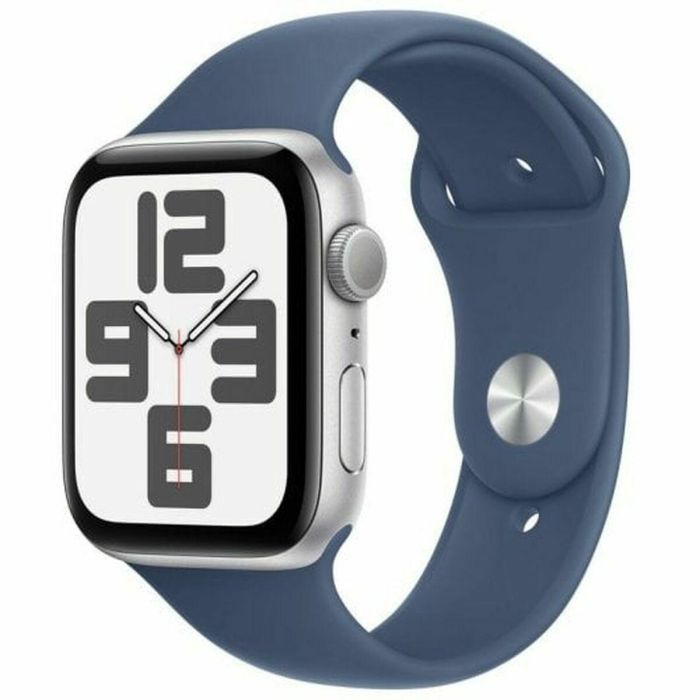 Apple Watch SE 3rd V2/ GPS/ 44mm/ Caja de Aluminio/ Correa Deportiva Azul Denim M/L