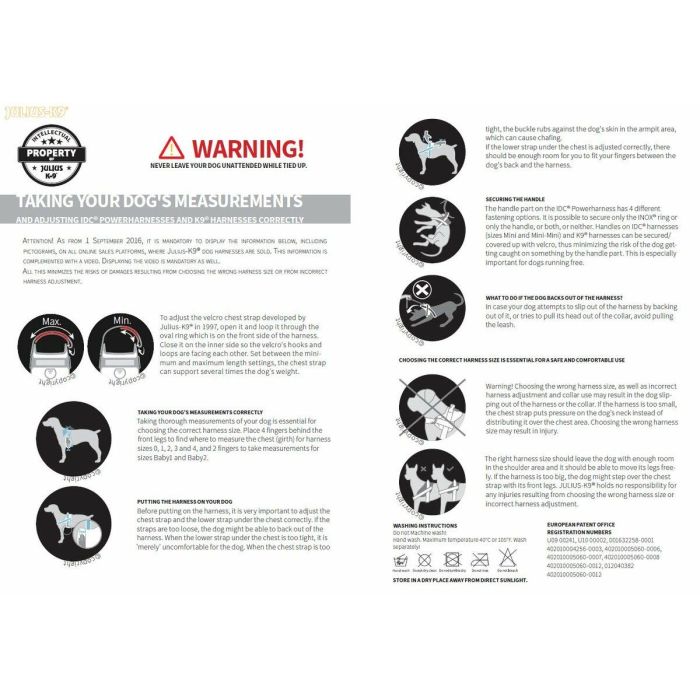 Arnés para Perro Julius K9 Power L/XL 2 2