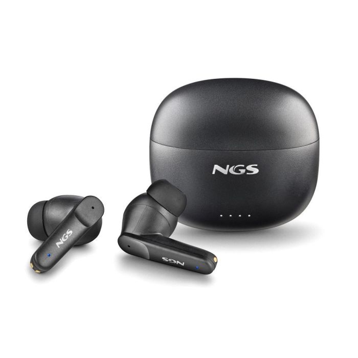 Auriculares Bluetooth NGS Ártica Hush con estuche de carga/ Autonomía 4h/ Negros 5 Auriculares Bluetooth NGS Ártica Hush con estuche de carga/ Autonomía 4h/ Negros 5
