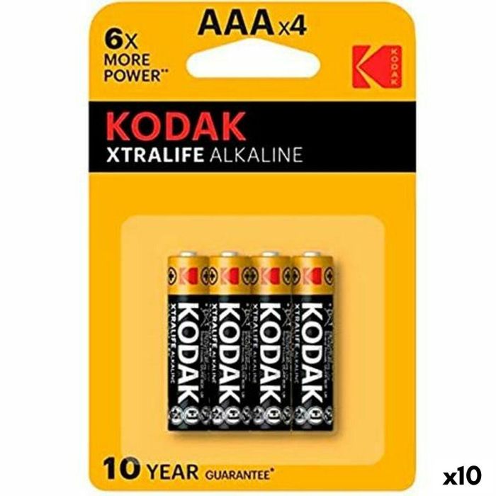 Pilas Kodak Xtralife LR03 AAA 4 Piezas (10 Unidades) 0 Pilas Kodak Xtralife LR03 AAA 4 Piezas (10 Unidades) 0