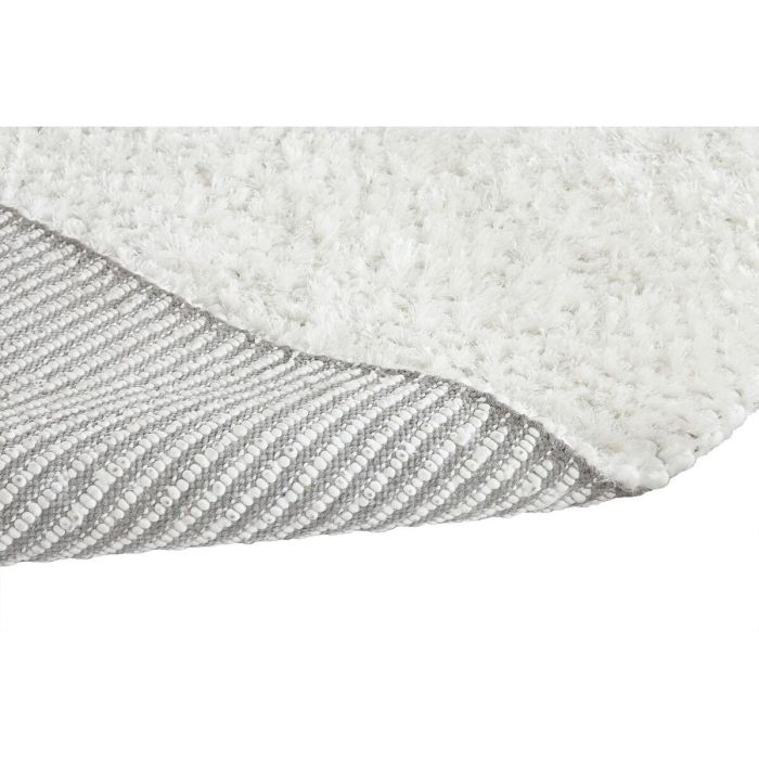 DKD Home Decor Alfombra Urban Blanca Antideslizante de Poliéster 230 x 160 cm - 2600gsm 1