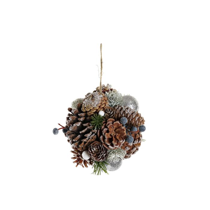 DKD Home Decor Bola Decoración Navidad Alpina Nevado con Piñas y Plástico - Frutos Blancos Natural Blanco 14x20x14 cm (2 Unidades) 0 DKD Home Decor Bola Decoración Navidad Alpina Nevado con Piñas y Plástico - Frutos Blancos Natural Blanco 14x20x14 cm (2 Unidades) 0