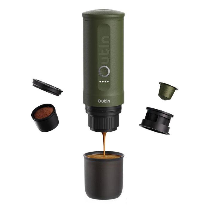 Cafetera Express Outin NESPRESSO Verde 11