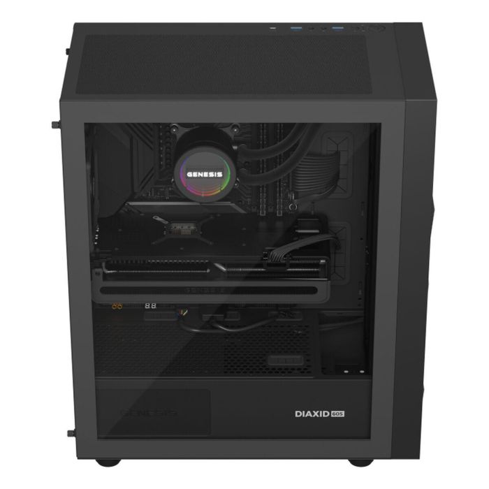 GENESIS NLG-2320 Kit de Refrigeración Líquida para Ordenador de Sobremesa (PC), Carcasa, Color Negro, 3 Ventiladores 1