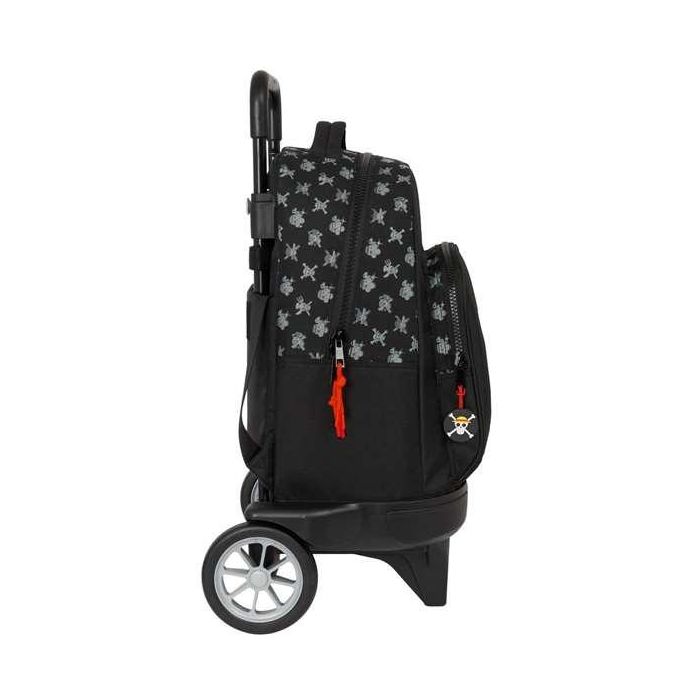 Mochila Escolar con Ruedas One Piece Negro 33 x 45 x 22 cm 2 Mochila Escolar con Ruedas One Piece Negro 33 x 45 x 22 cm 2