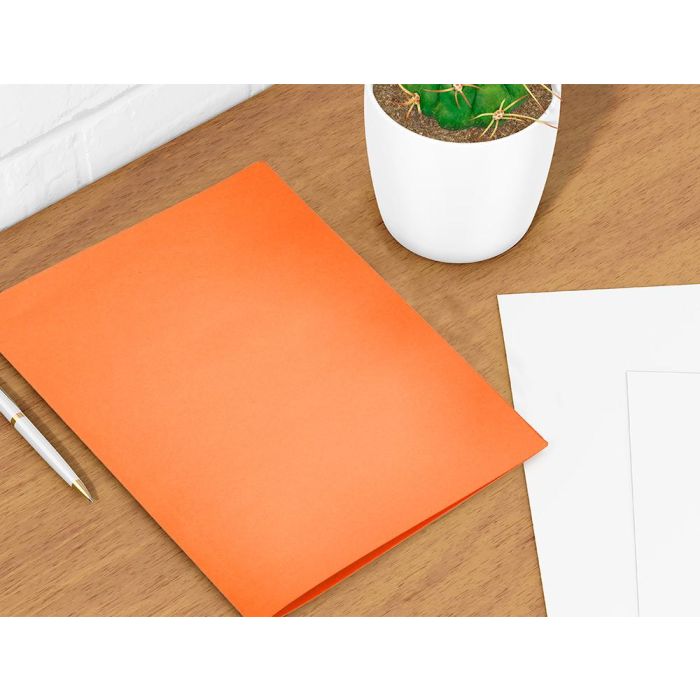 Subcarpeta Liderpapel A4 Naranja Intenso 180 gr-M2 50 unidades 7