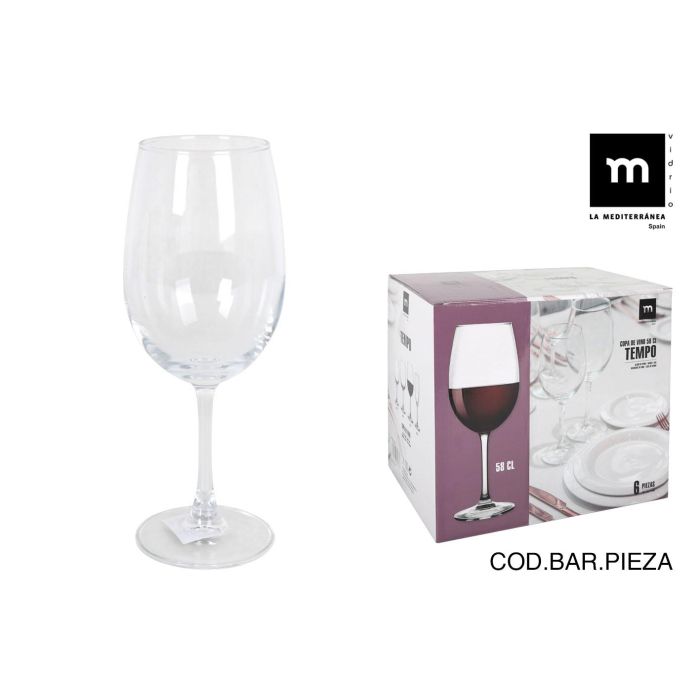 La Mediterranea Copa Vino 58 Cl Colección Tempo (24 Unidades) 0 La Mediterranea Copa Vino 58 Cl Colección Tempo (24 Unidades) 0