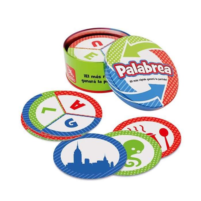 Juego palabrea. ¡un clásico entre los juegos de palabras! contiene 60 cartas. 1 Juego palabrea. ¡un clásico entre los juegos de palabras! contiene 60 cartas. 1