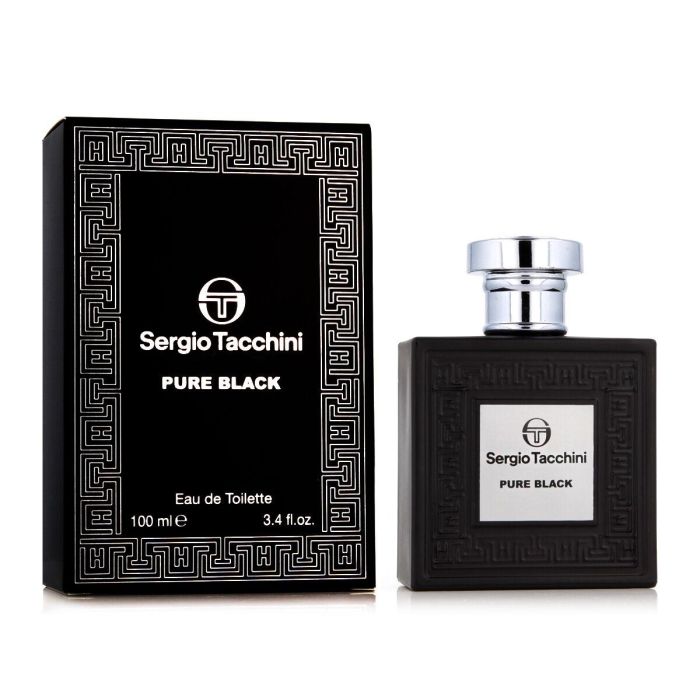 Perfume Hombre Sergio Tacchini EDT Pure Black 100 ml Perfume Hombre Sergio Tacchini EDT Pure Black 100 ml