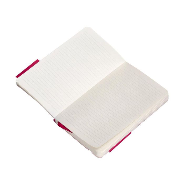 Cuaderno Con Gomilla Antartik Notes Tapa Blanda A6 Rayas Burdeos 100 Hojas 80 gr Fsc 8