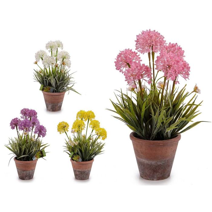 Flor Artifificial Tallos Maceta Cemento Surtidos Ibergarden 24X43CM (8 Unidades) Flor Artifificial Tallos Maceta Cemento Surtidos Ibergarden 24X43CM (8 Unidades)