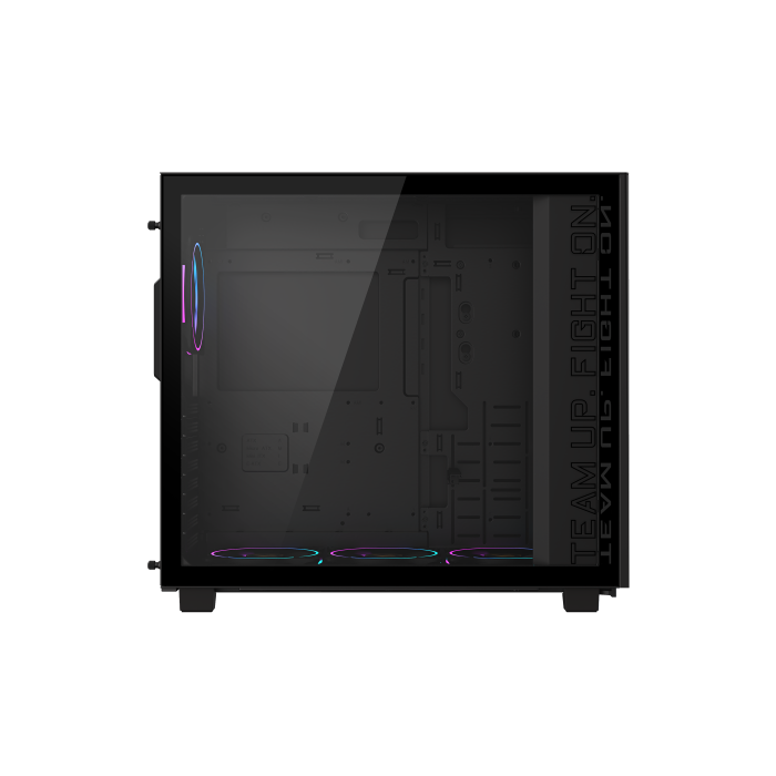 Gigabyte Aorus C400 Glass Midi Tower ATX Negro con Panel de Vidrio Templado, 3 Ventiladores ARGB Incluidos, USB 3.2 Tipo C, 28300-AC400-2CKR 1